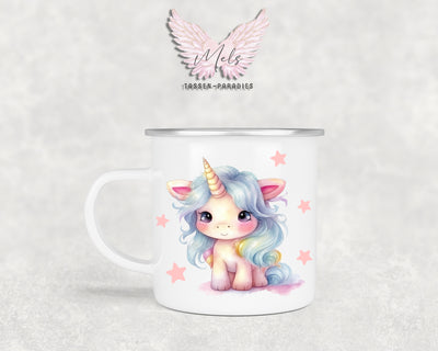 Personalisierte Kinder Tasse Einhorn 5 - mit und ohne Name