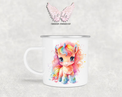 Personalisierte Kinder Tasse Einhorn 6 - mit und ohne Name