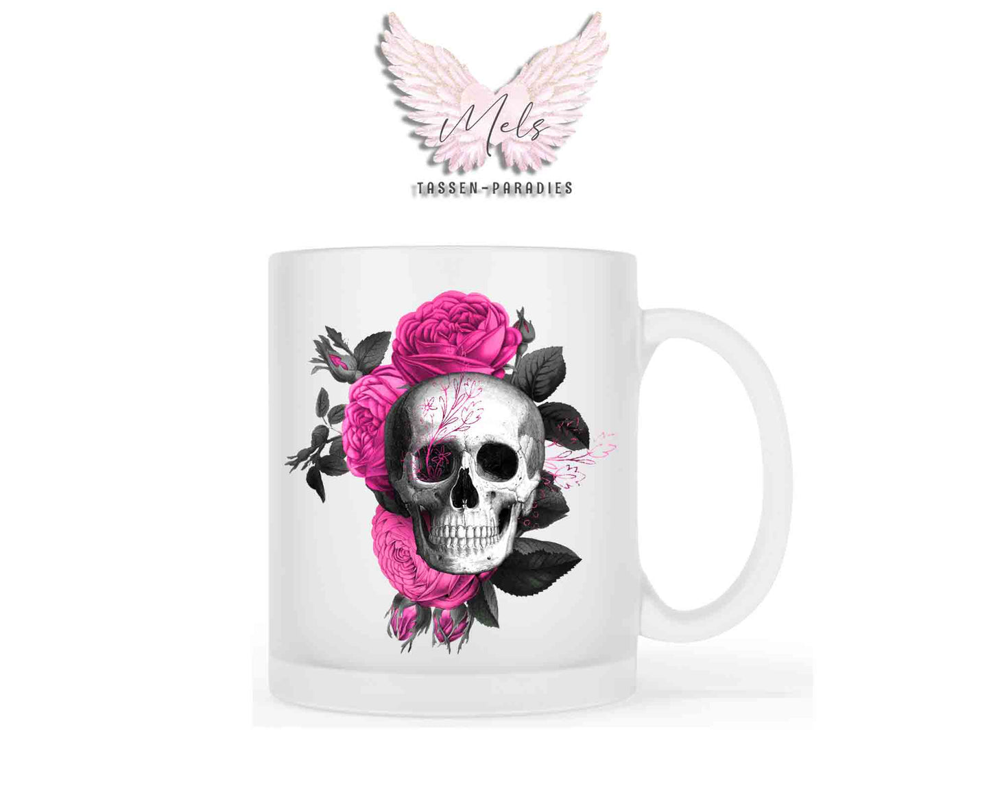 Bevor du fragst NEIN! - mit Totenkopf-Bild - Tasse