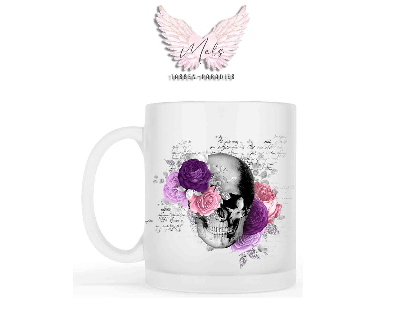 Totenkopf Lila - Tasse