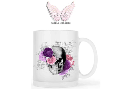 Totenkopf Lila - Tasse