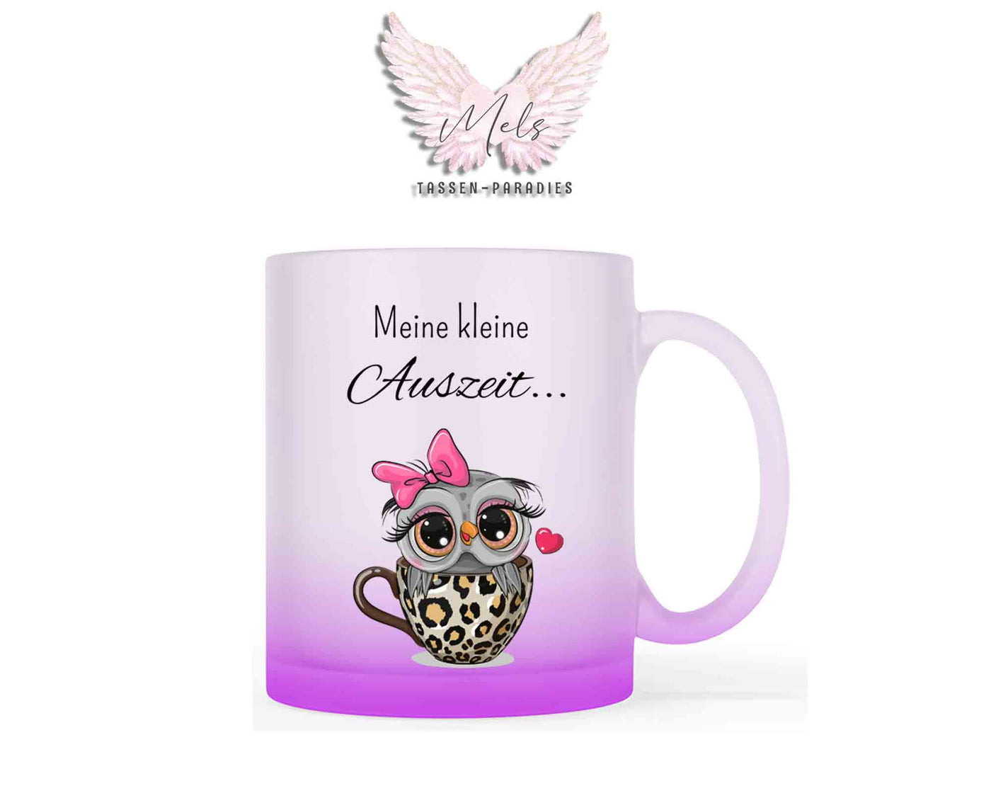 Meine kleine Auszeit - mit Eulen-Bild - Tasse