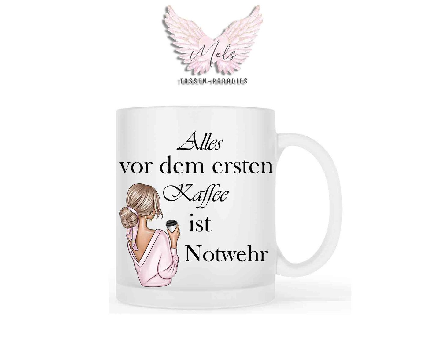 Alles vor dem ersten Kaffee... - mit Bild - Personalisierte Tassen mit und ohne Name