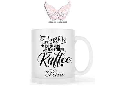 Das Leben ist ... - mit Bild - Personalisierte Tassen mit und ohne Name
