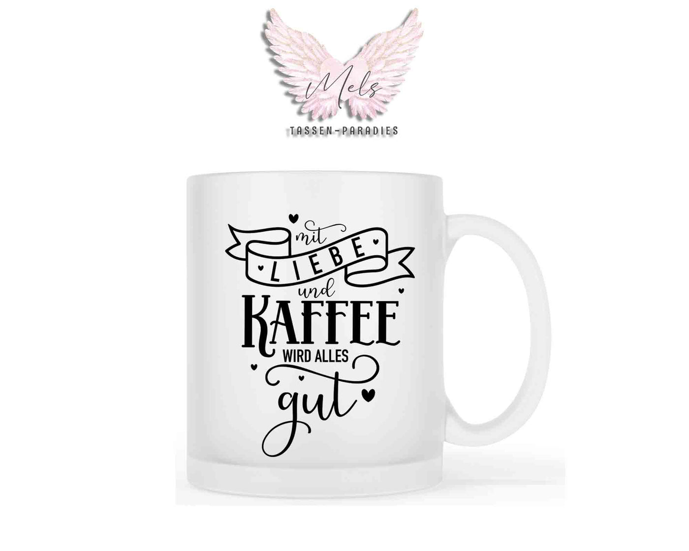 Mit Liebe und... - mit Bild - Personalisierte Tassen mit und ohne Name