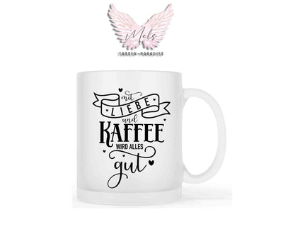Mit Liebe und... - mit Bild - Personalisierte Tassen mit und ohne Name