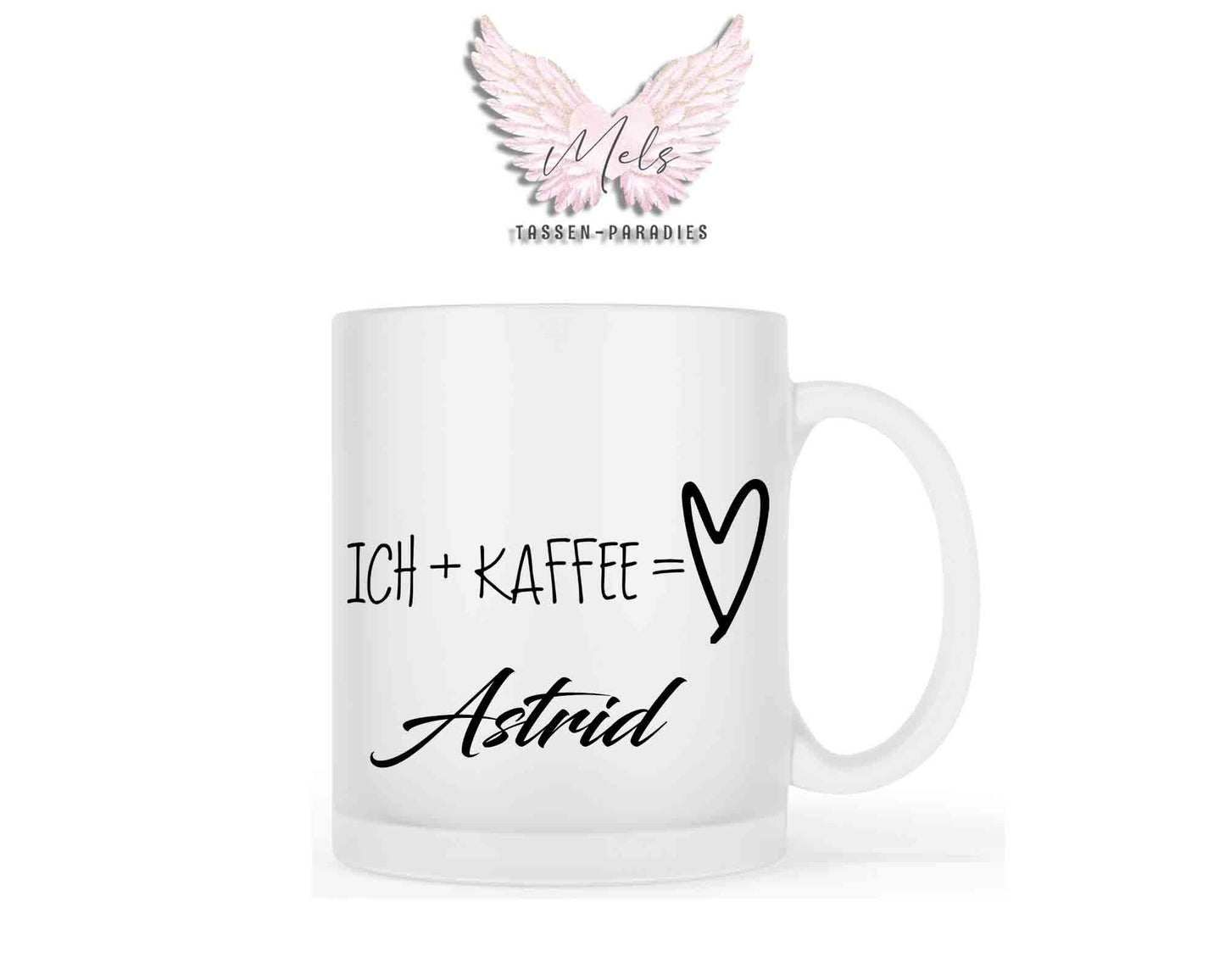 Ich + Kaffee = ... - mit Bild - Personalisierte Tassen mit und ohne Name