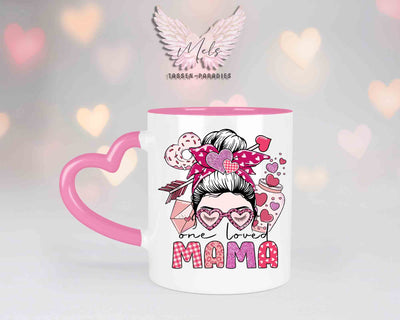 Momlife 8 - mit Bild - Personalisierte Herz-Tassen mit und ohne Name