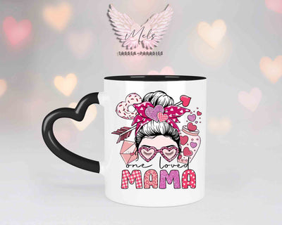 Momlife 8 - mit Bild - Personalisierte Herz-Tassen mit und ohne Name