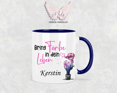 Bring Farbe... - mit Bild - Personalisierte Tassen mit und ohne Name