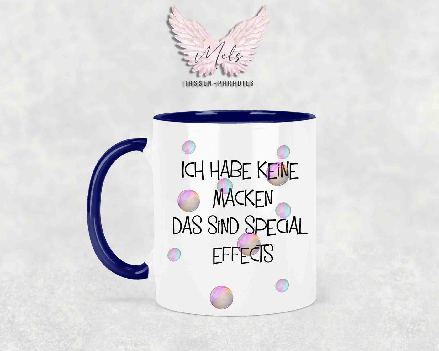 Ich habe keine Macken... - mit Bild - Personalisierte Tassen mit und ohne Name
