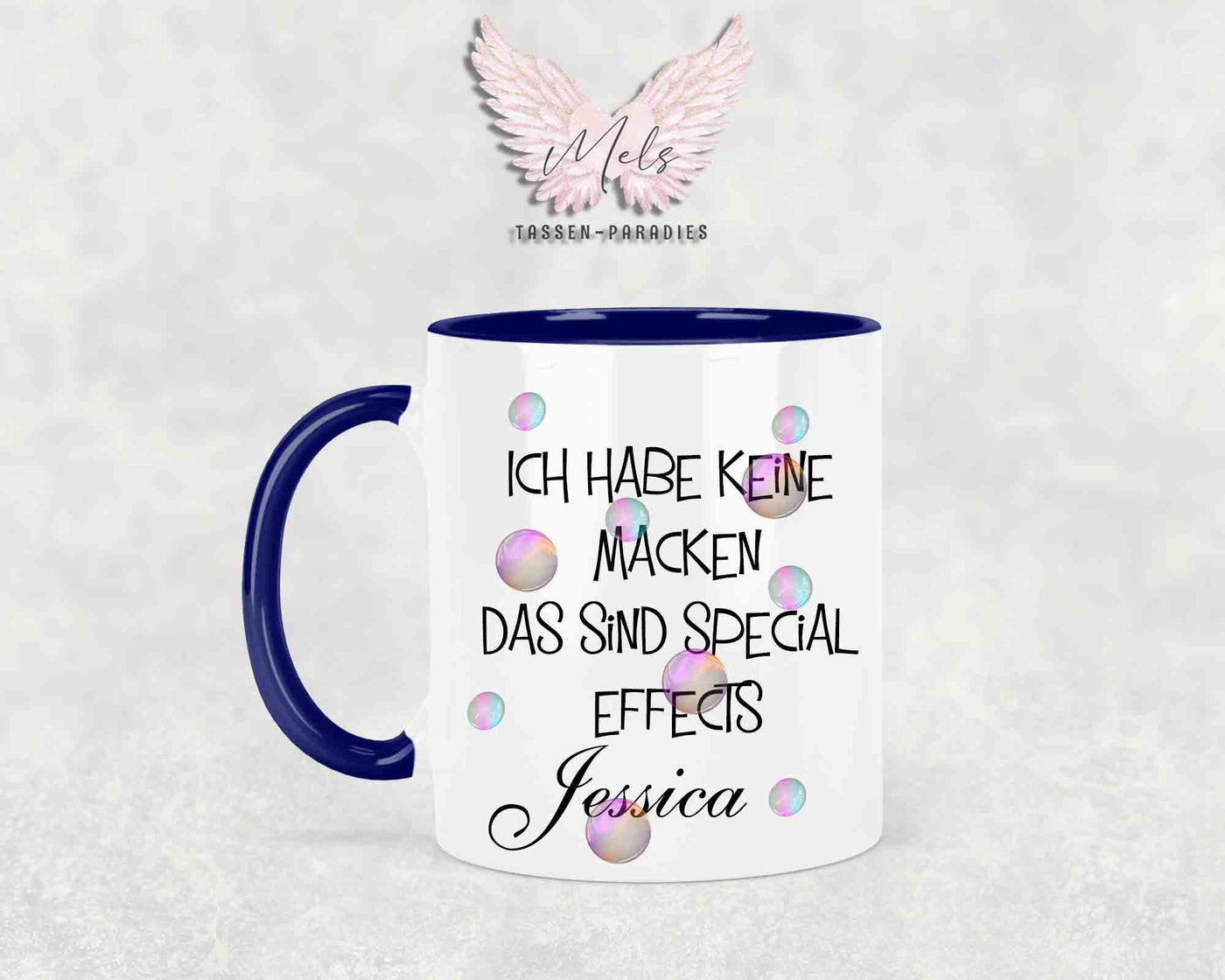Ich habe keine Macken... - mit Bild - Personalisierte Tassen mit und ohne Name