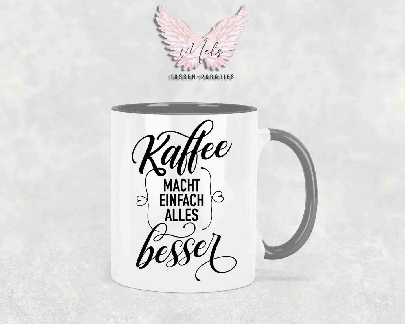 Kaffee macht einfach... - mit Bild - Personalisierte Tassen mit und ohne Name