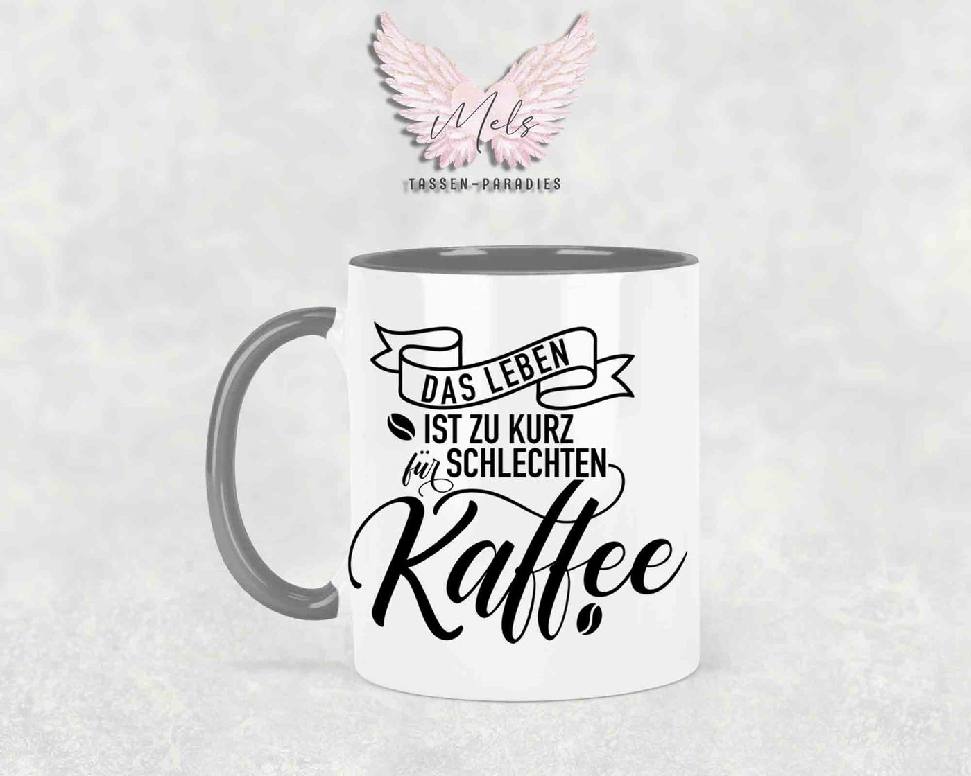 Das Leben ist ... - mit Bild - Personalisierte Tassen mit und ohne Name