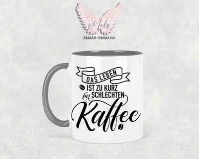 Das Leben ist ... - mit Bild - Personalisierte Tassen mit und ohne Name