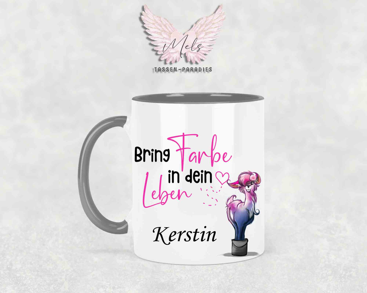 Bring Farbe... - mit Bild - Personalisierte Tassen mit und ohne Name