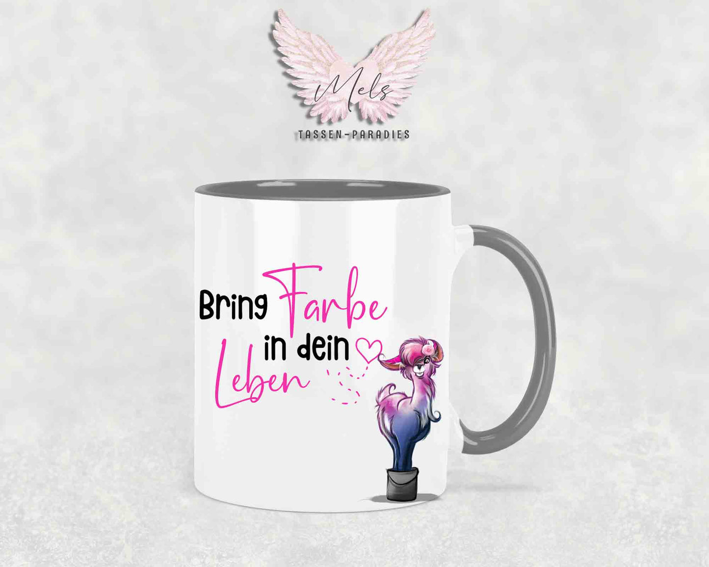 Bring Farbe... - mit Bild - Personalisierte Tassen mit und ohne Name