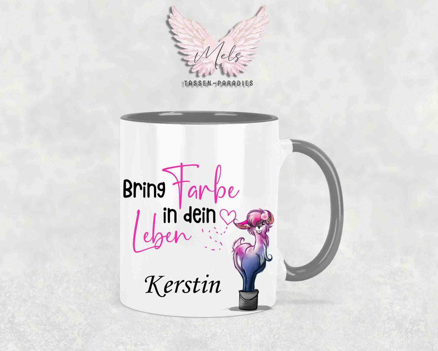 Bring Farbe... - mit Bild - Personalisierte Tassen mit und ohne Name