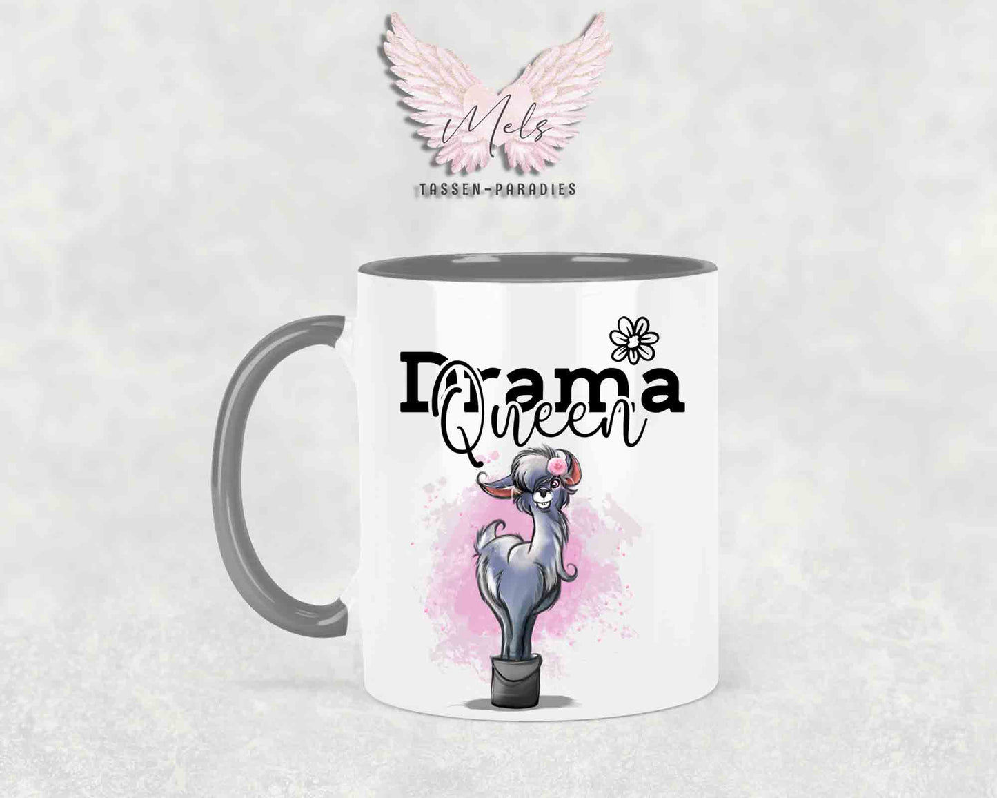 Drama Queen - mit Bild - Personalisierte Tassen mit und ohne Name