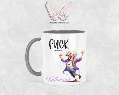 Fuck Montage - mit Bild - Personalisierte Tassen mit und ohne Name