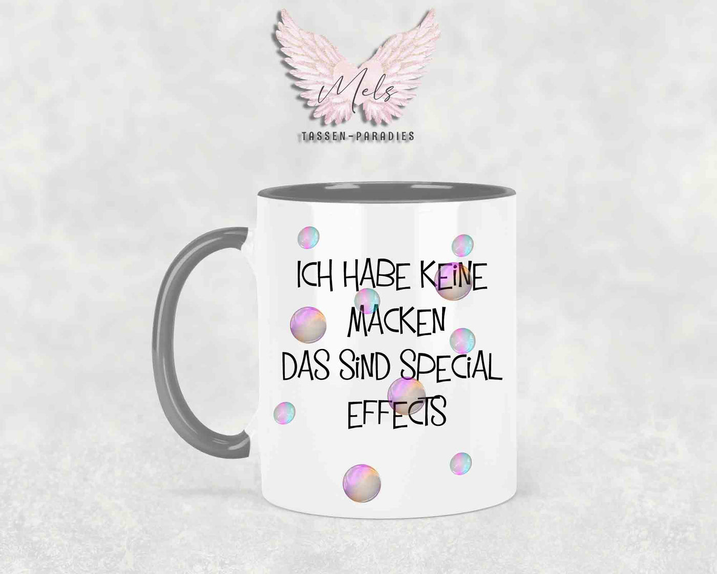 Ich habe keine Macken... - mit Bild - Personalisierte Tassen mit und ohne Name