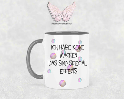 Ich habe keine Macken... - mit Bild - Personalisierte Tassen mit und ohne Name