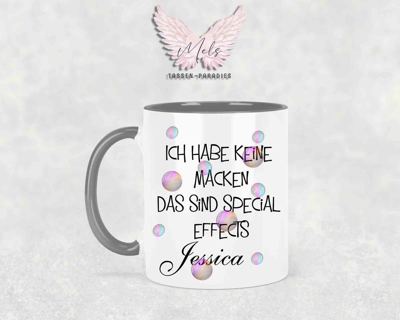 Ich habe keine Macken... - mit Bild - Personalisierte Tassen mit und ohne Name