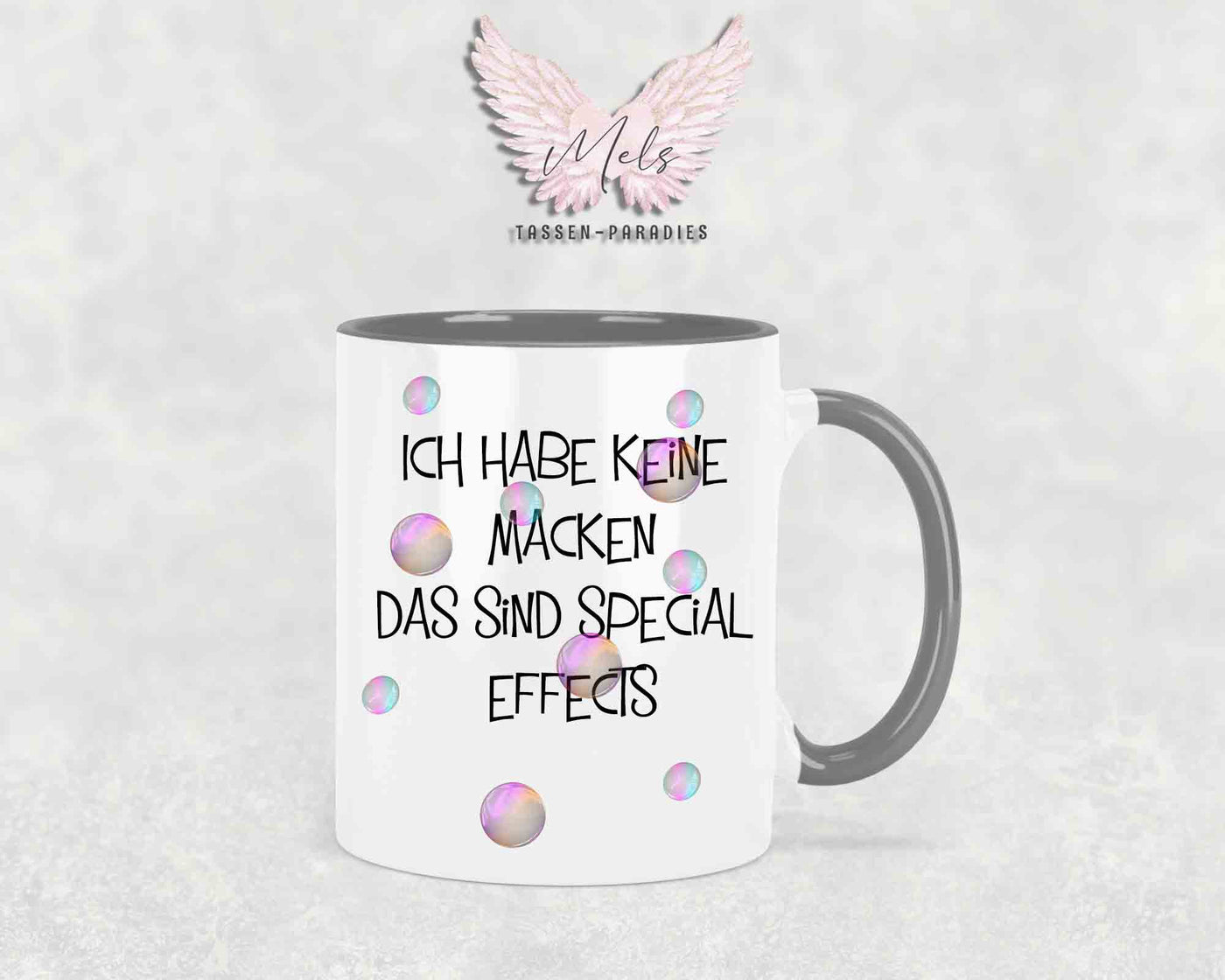 Ich habe keine Macken... - mit Bild - Personalisierte Tassen mit und ohne Name