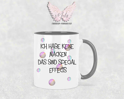 Ich habe keine Macken... - mit Bild - Personalisierte Tassen mit und ohne Name