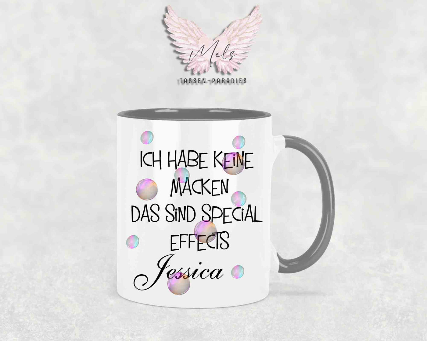 Ich habe keine Macken... - mit Bild - Personalisierte Tassen mit und ohne Name