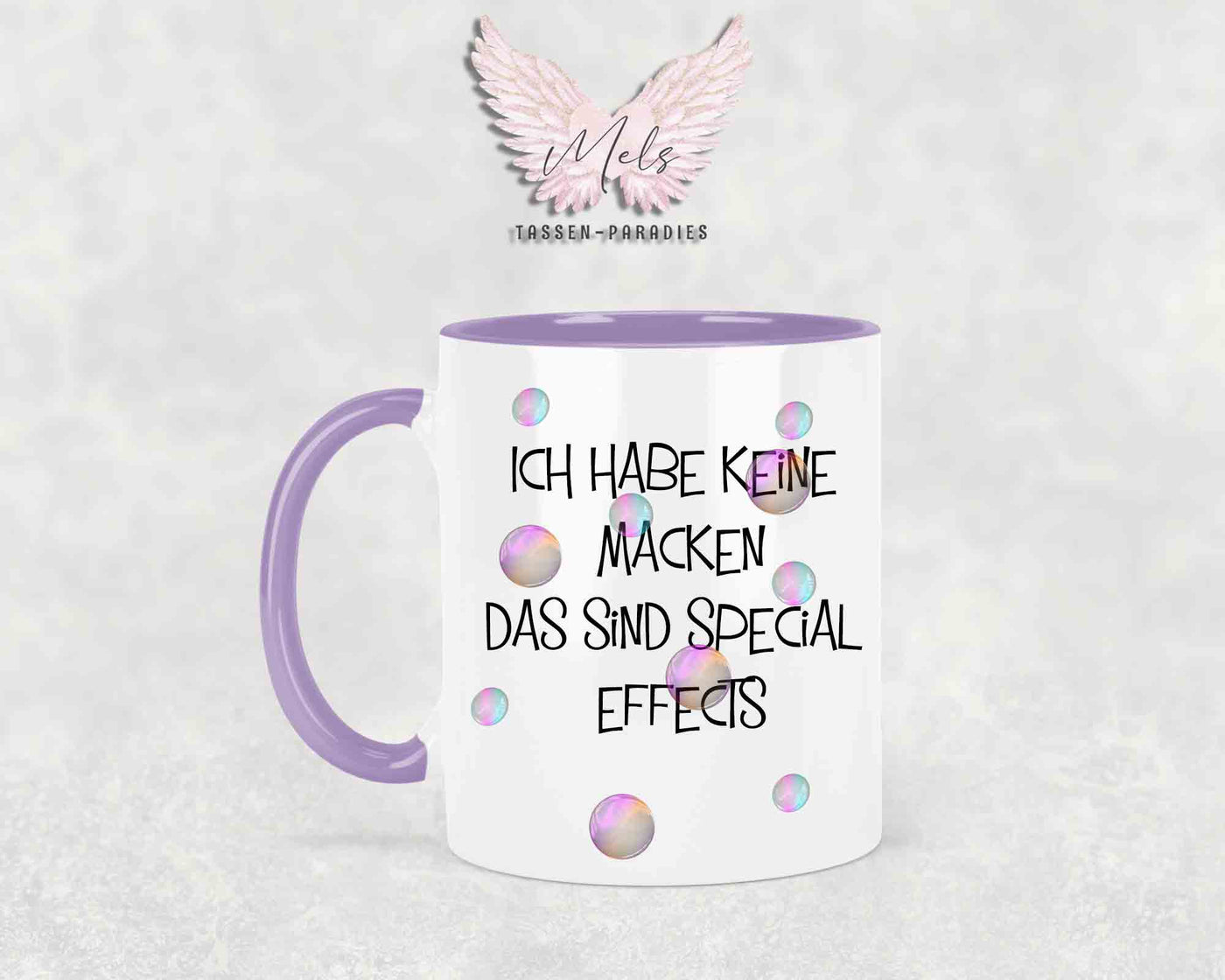 Ich habe keine Macken... - mit Bild - Personalisierte Tassen mit und ohne Name