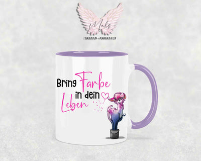 Bring Farbe... - mit Bild - Personalisierte Tassen mit und ohne Name