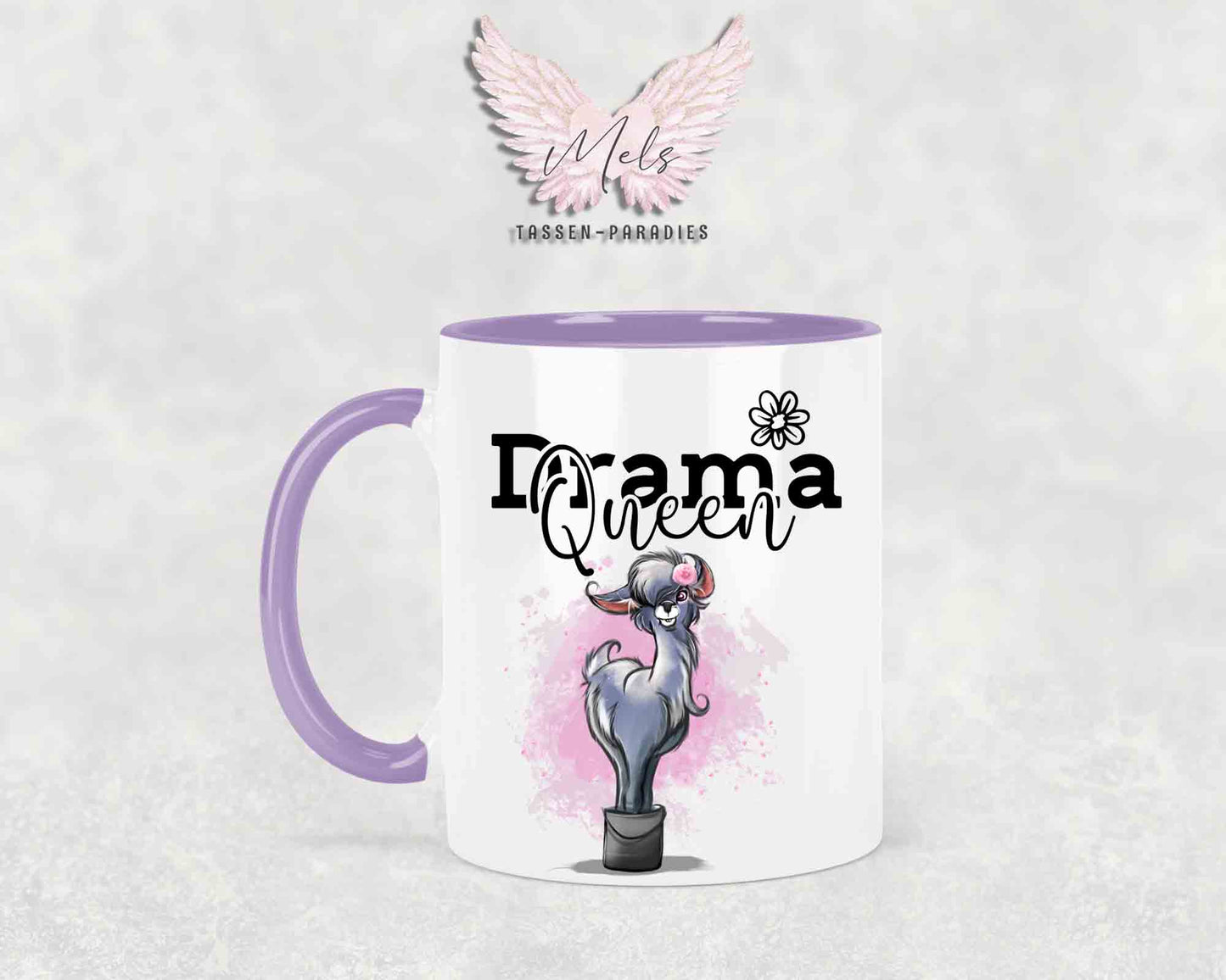 Drama Queen - mit Bild - Personalisierte Tassen mit und ohne Name