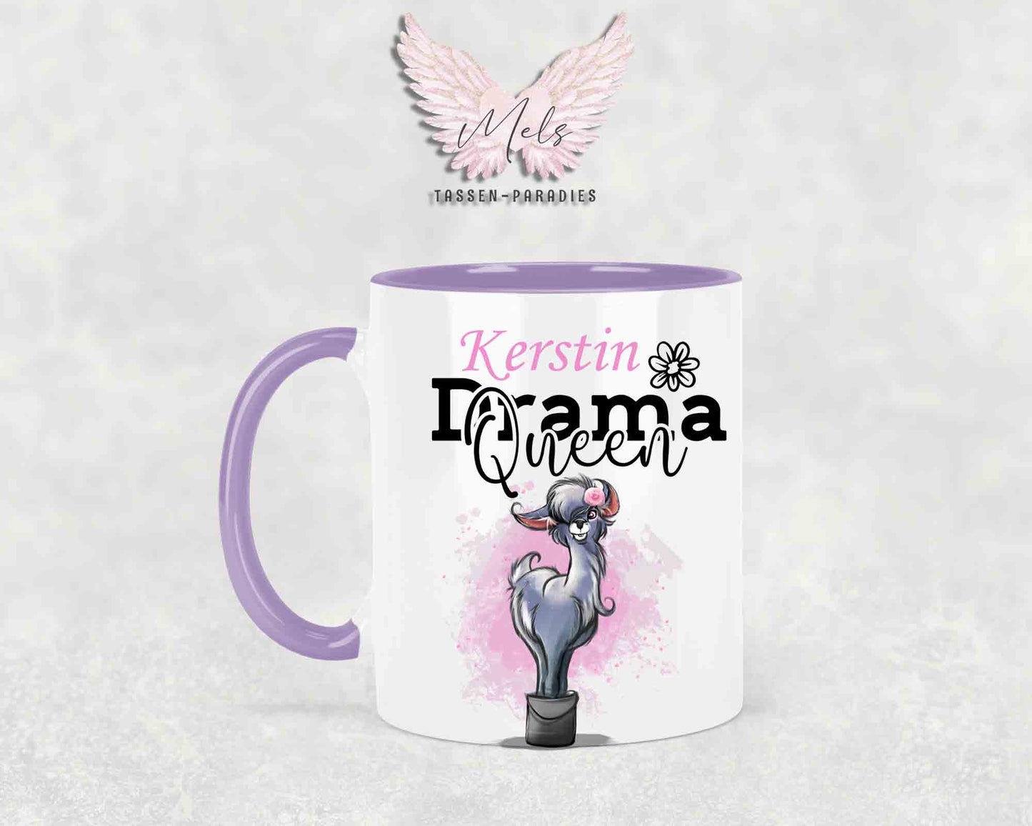 Drama Queen - mit Bild - Personalisierte Tassen mit und ohne Name