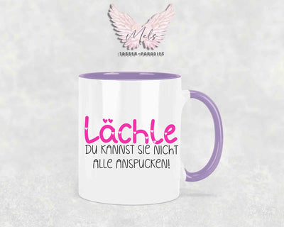 Lächle du kannst... - mit Bild - Personalisierte Tassen mit und ohne Name