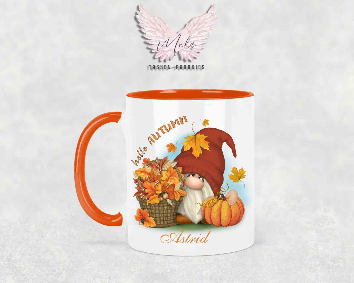 Herbst 9 - mit Bild - Personalisierte Tassen mit und ohne Name