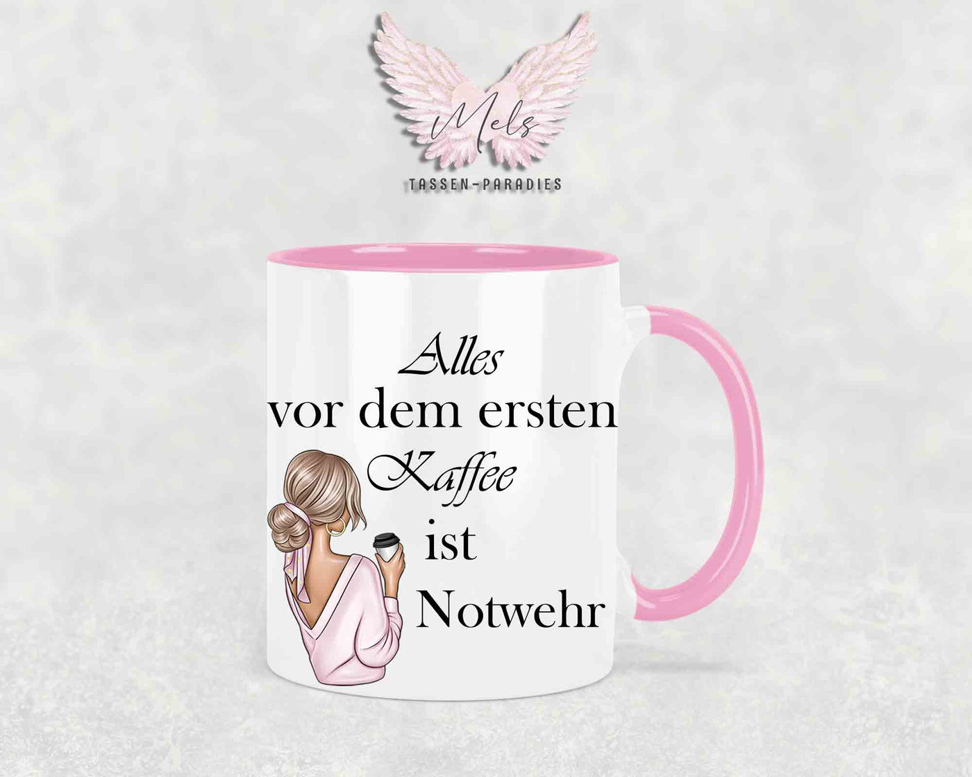 Alles vor dem ersten Kaffee... - mit Bild - Personalisierte Tassen mit und ohne Name