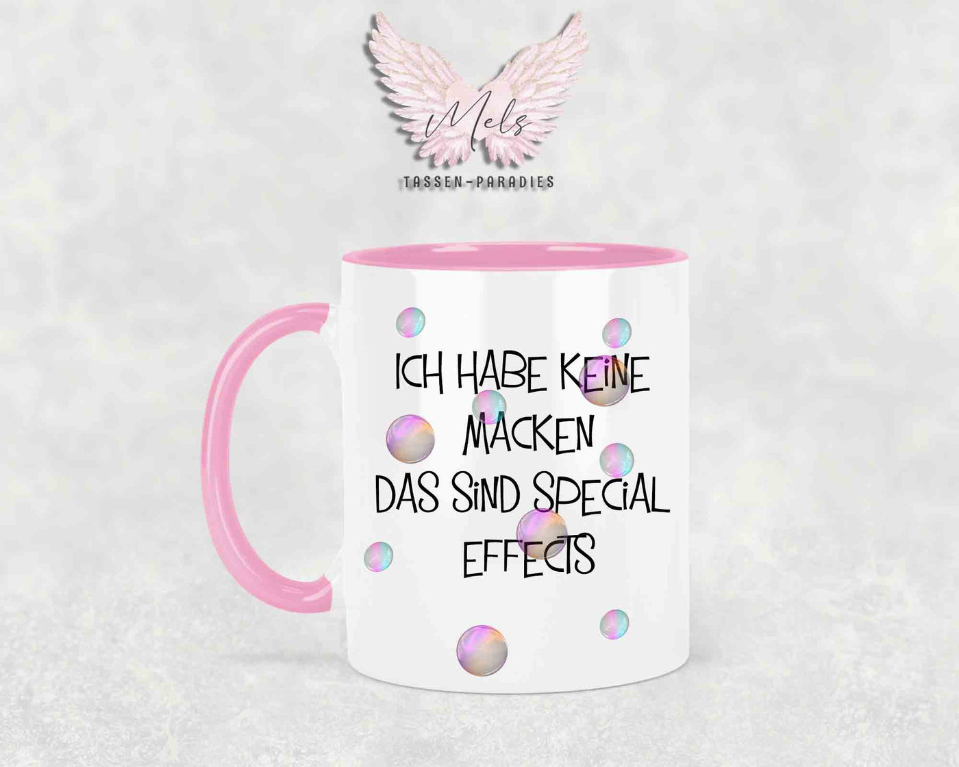 Ich habe keine Macken... - mit Bild - Personalisierte Tassen mit und ohne Name