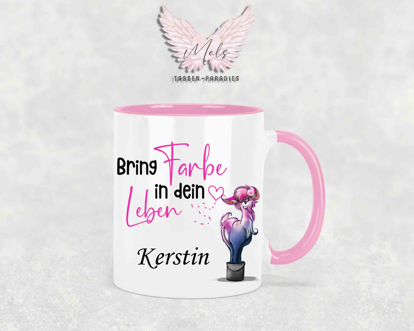 Bring Farbe... - mit Bild - Personalisierte Tassen mit und ohne Name