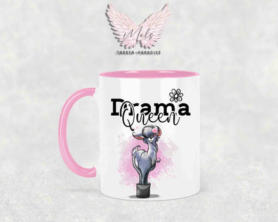 Drama Queen - mit Bild - Personalisierte Tassen mit und ohne Name
