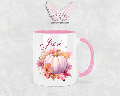 Herbst 3 - mit Bild - Personalisierte Tassen mit und ohne Name