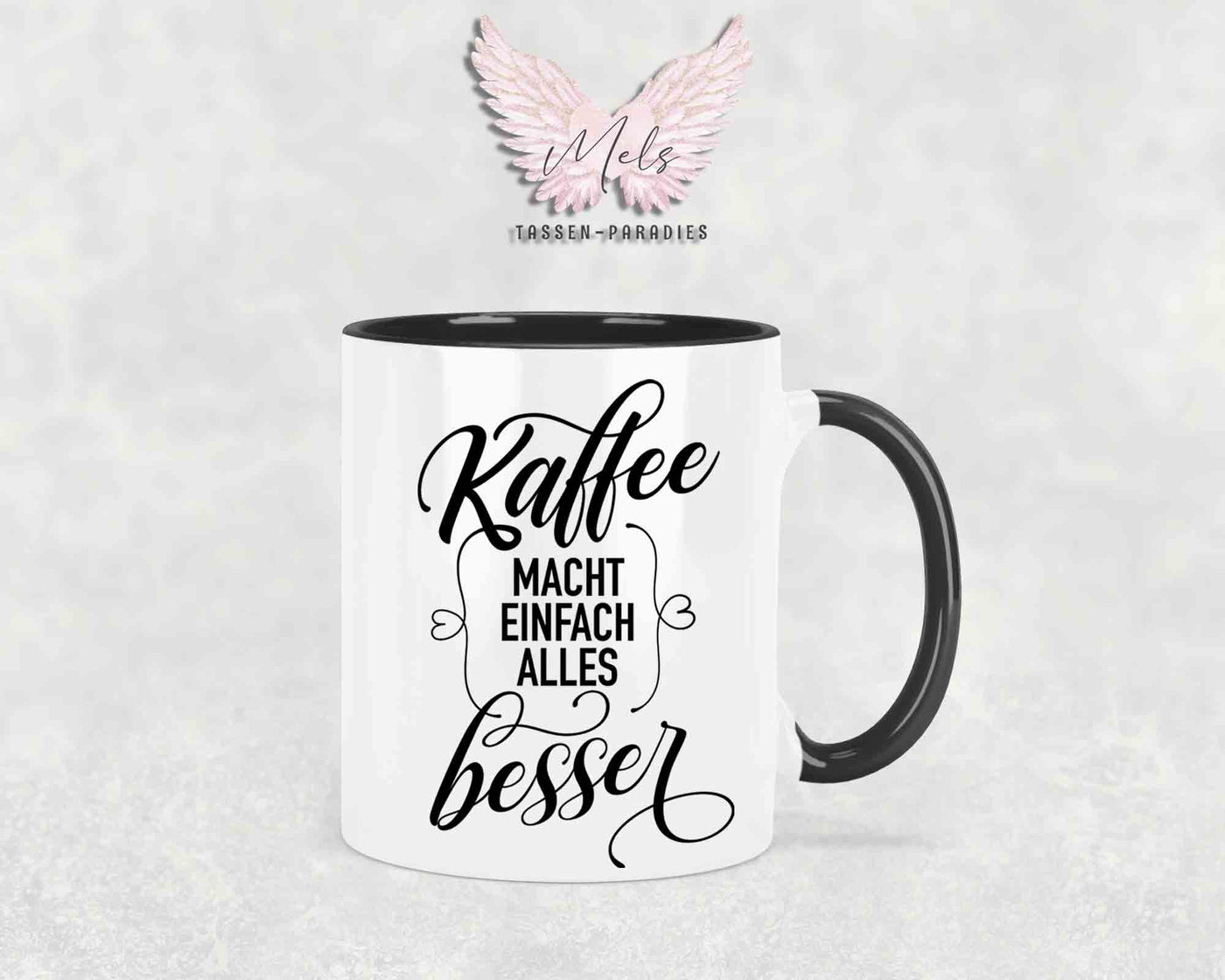 Kaffee macht einfach... - mit Bild - Personalisierte Tassen mit und ohne Name