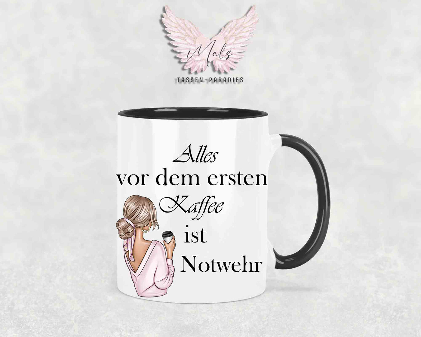 Alles vor dem ersten Kaffee... - mit Bild - Personalisierte Tassen mit und ohne Name