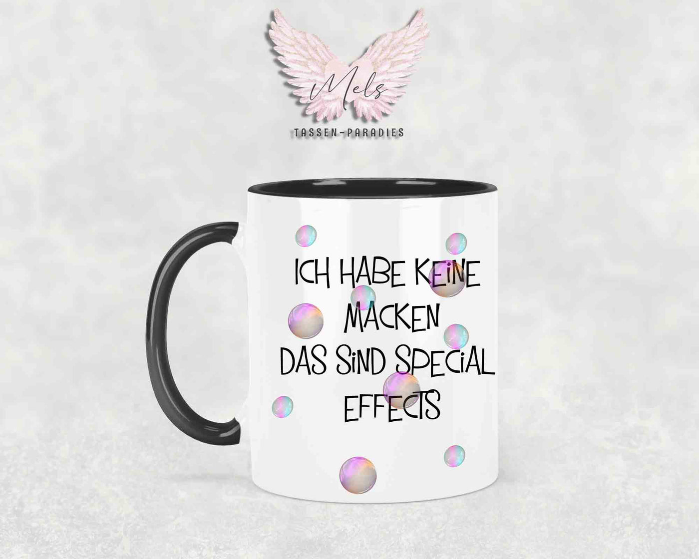 Ich habe keine Macken... - mit Bild - Personalisierte Tassen mit und ohne Name