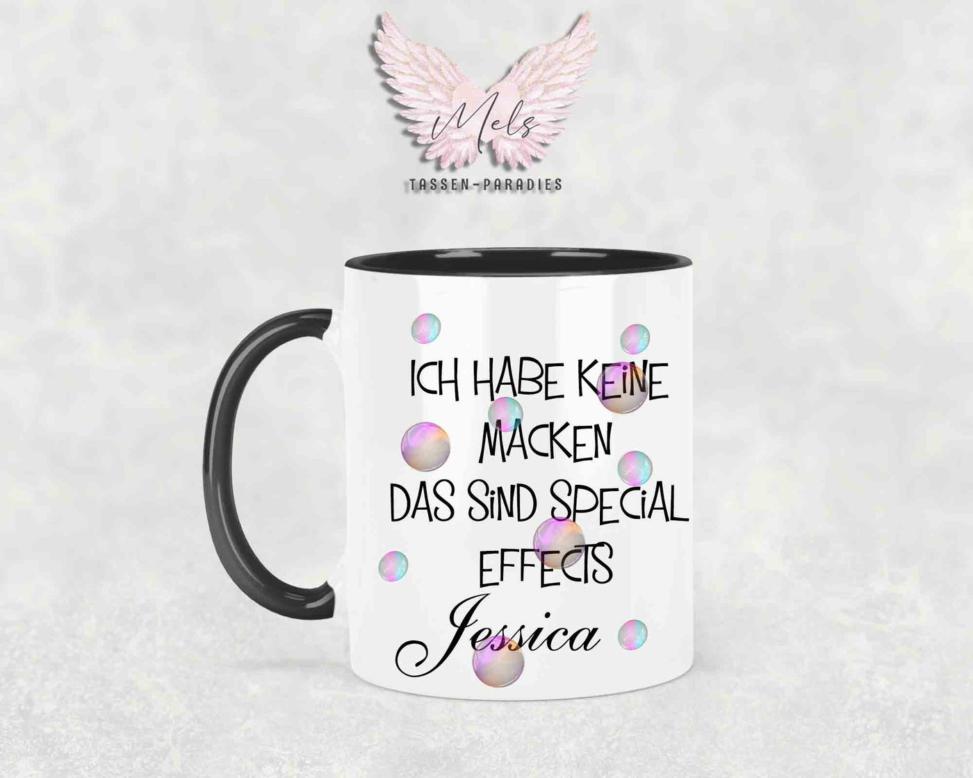 Ich habe keine Macken... - mit Bild - Personalisierte Tassen mit und ohne Name