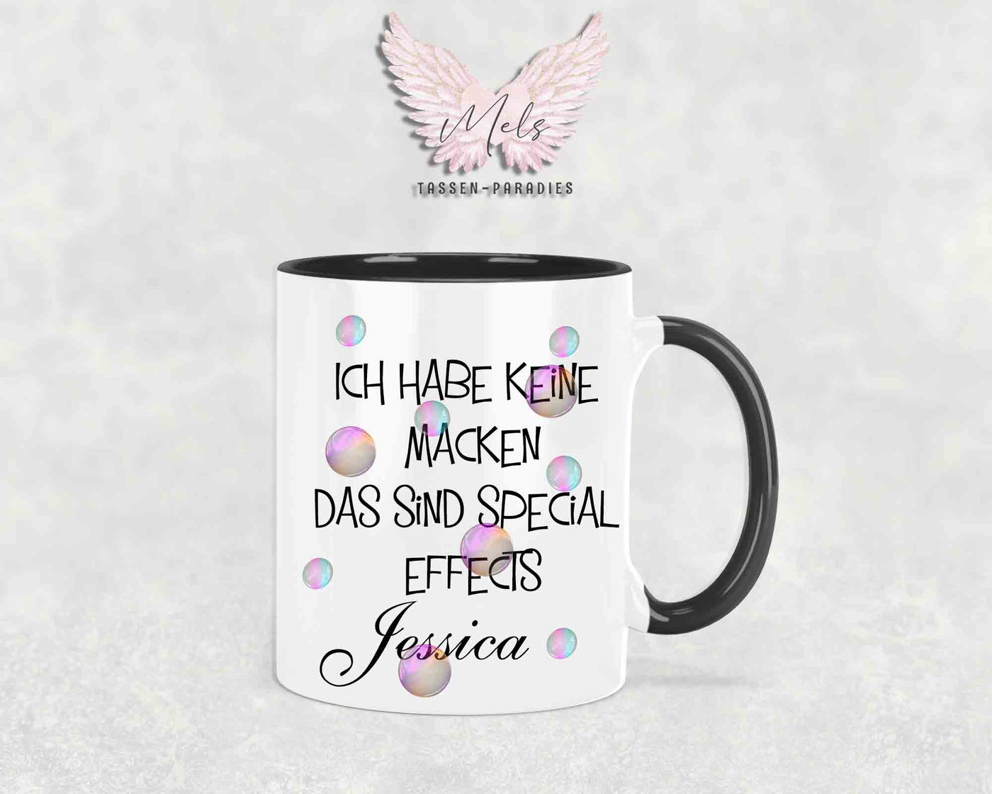 Ich habe keine Macken... - mit Bild - Personalisierte Tassen mit und ohne Name