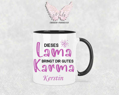 Dieses Lama... - mit Bild - Personalisierte Tassen mit und ohne Name