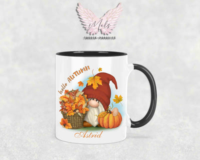 Herbst 9 - mit Bild - Personalisierte Tassen mit und ohne Name