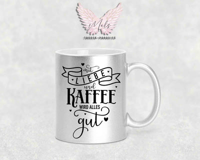 Mit Liebe und... - mit Bild - Personalisierte Tassen mit und ohne Name
