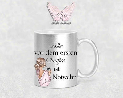 Alles vor dem ersten Kaffee... - mit Bild - Personalisierte Tassen mit und ohne Name